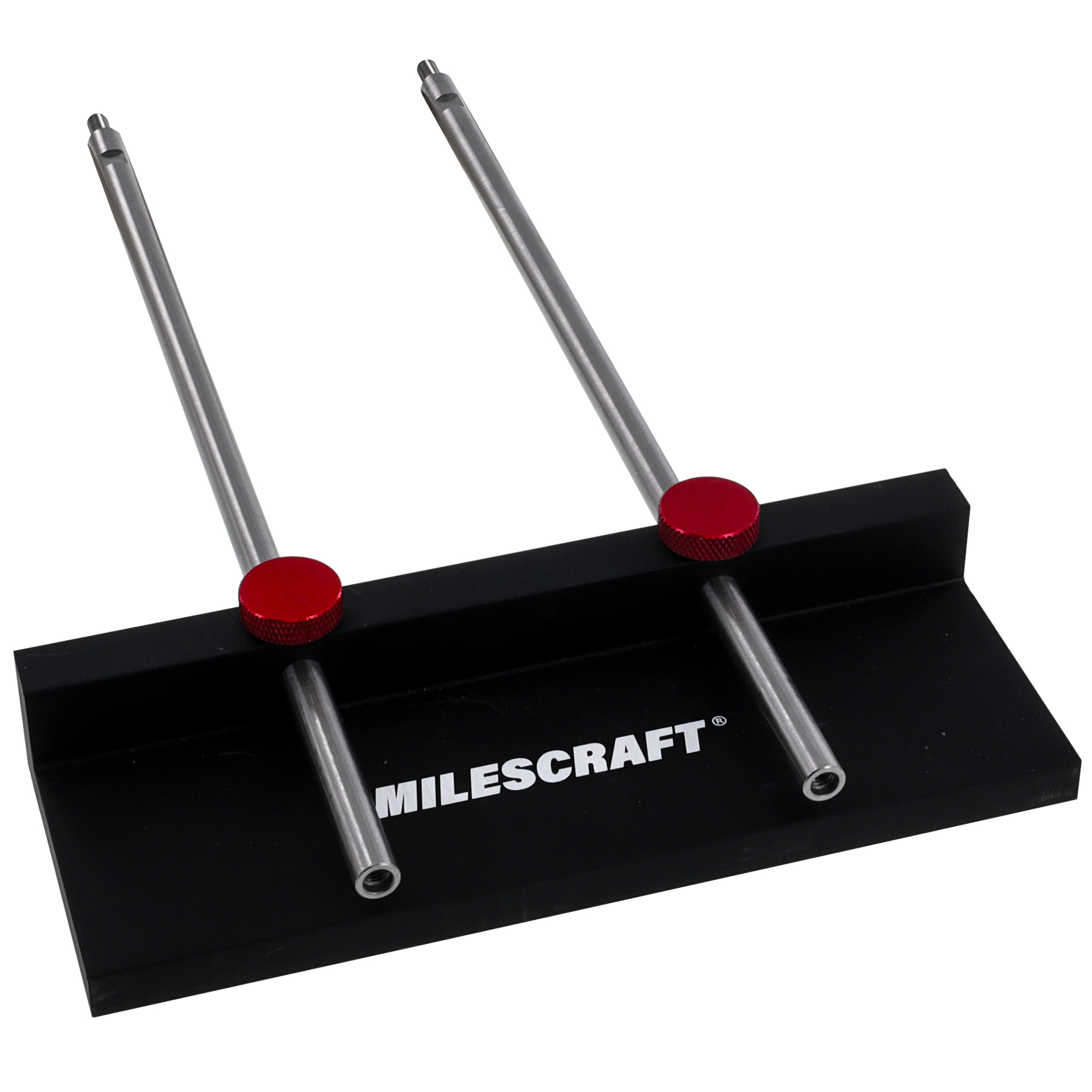 Milescraft DrillFence Portable Drill Press Edge Guide — 1-7/16in. to 12-5/8in. Range, Metal Construction, Wide Metal Edge Guide, Model# 13490003